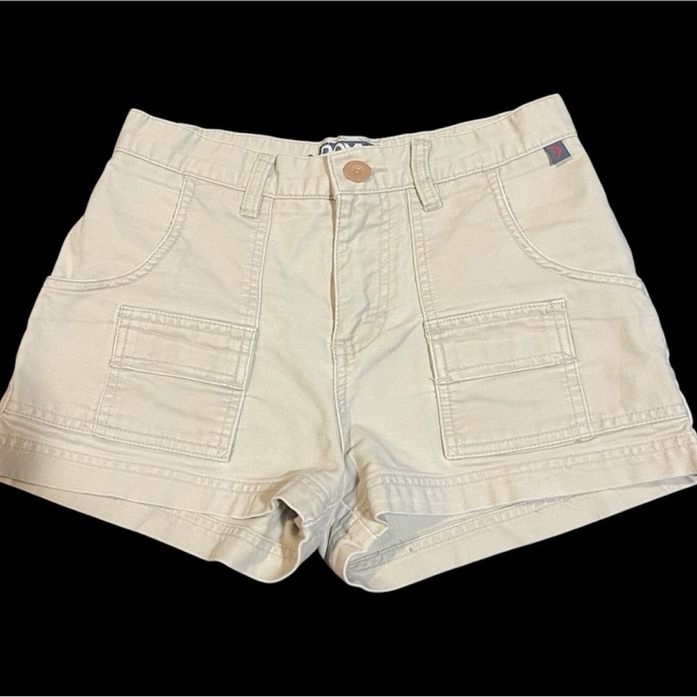 Roxy/Quiksilver beige Jean shorts. Size 1. EXCELLENT CONDITION!!